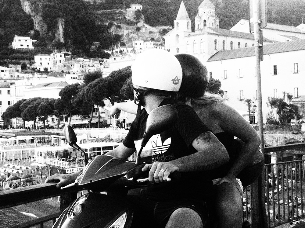 Mopeds in Amalfi