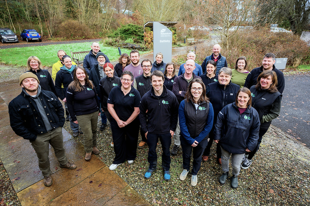 Scottish Forestry’s WOODS programme trainees.