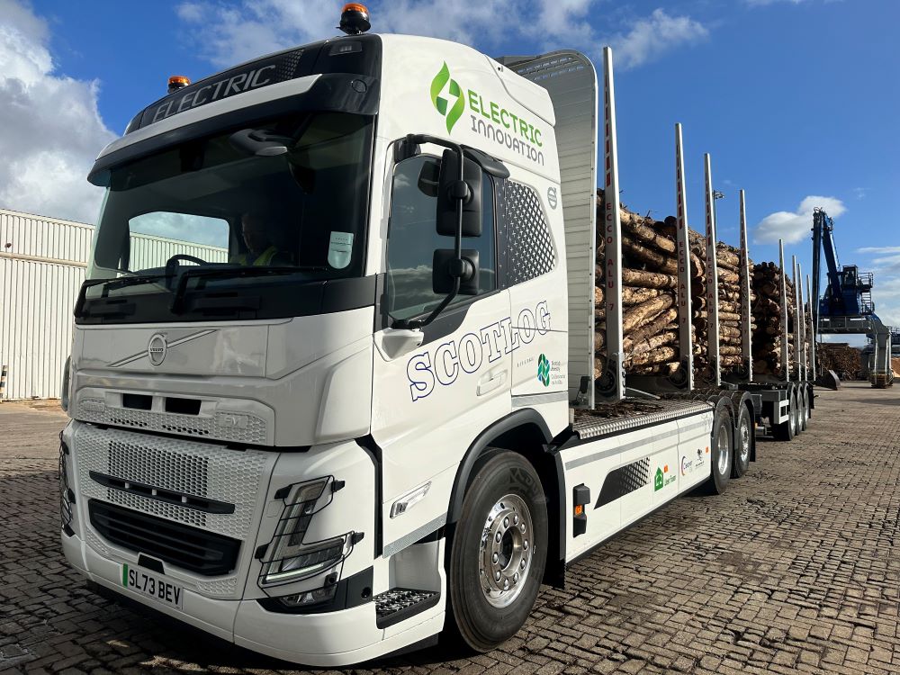 Scotlog EV lorry trial